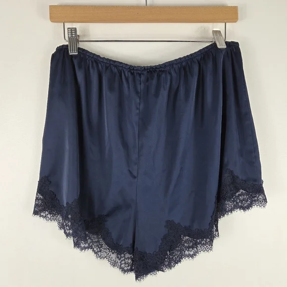 Abercrombie & Fitch Satin Lace Trim Cami Tank Short Set Pajama Set Nightie Set - Picture 3 of 13